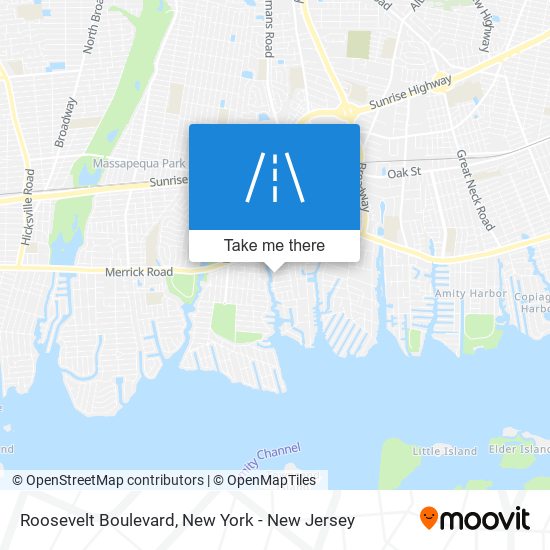 Roosevelt Boulevard map