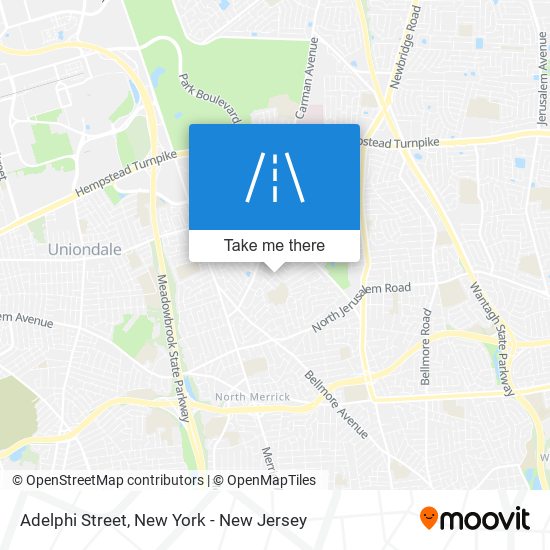 Mapa de Adelphi Street