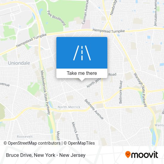 Bruce Drive map