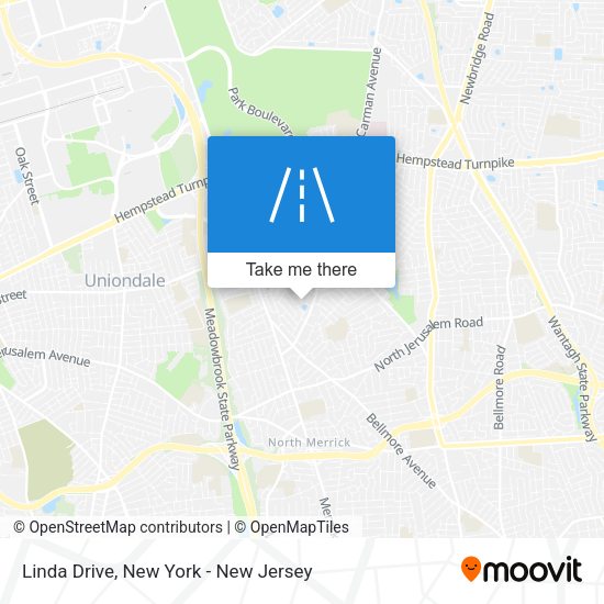 Linda Drive map