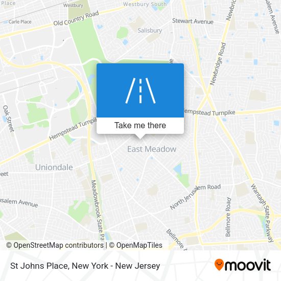 Mapa de St Johns Place