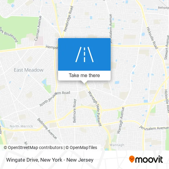 Wingate Drive map