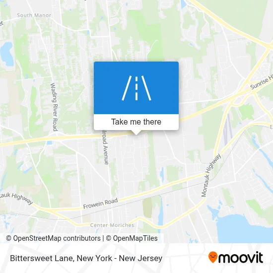 Bittersweet Lane map