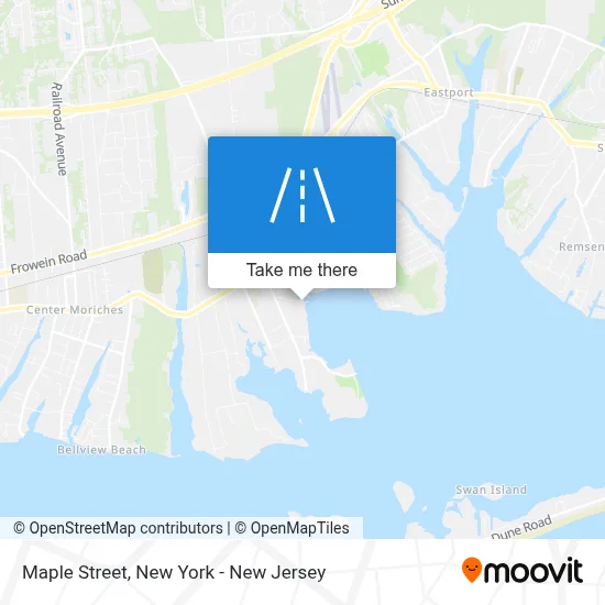Maple Street map