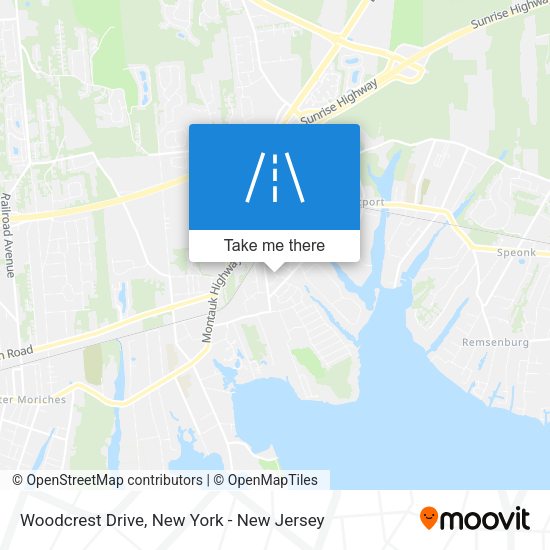 Mapa de Woodcrest Drive