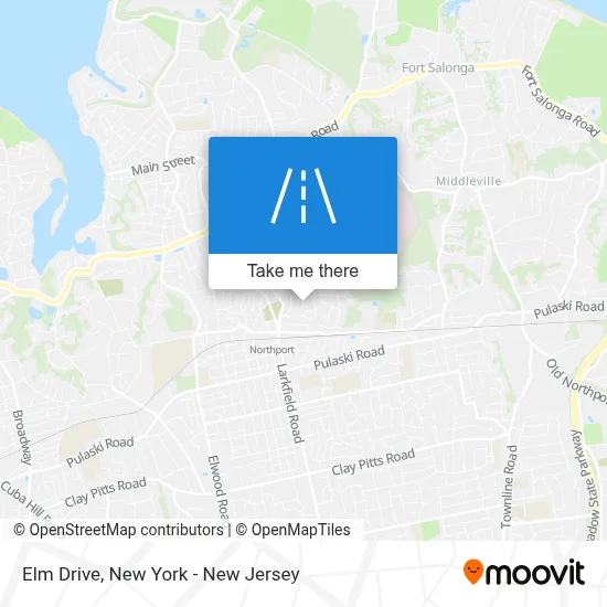 Elm Drive map