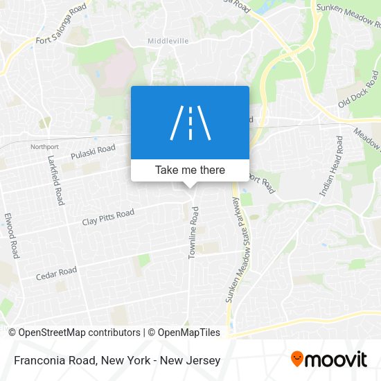 Mapa de Franconia Road