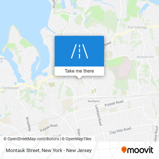 Montauk Street map