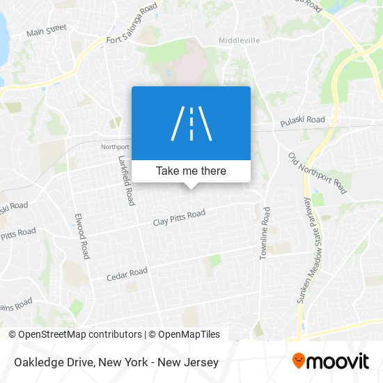 Oakledge Drive map