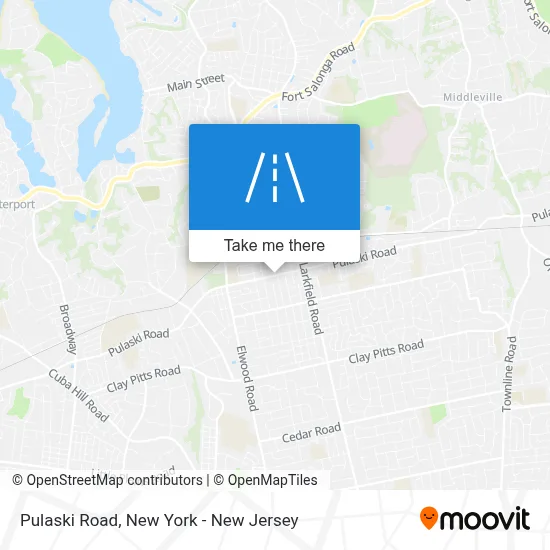Pulaski Road map