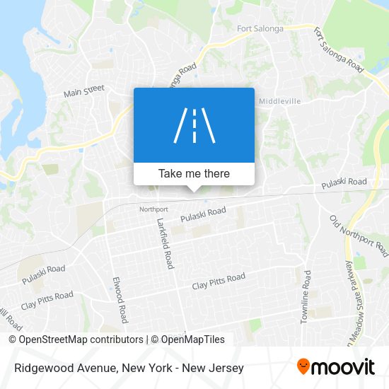 Ridgewood Avenue map