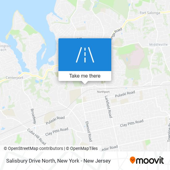 Mapa de Salisbury Drive North