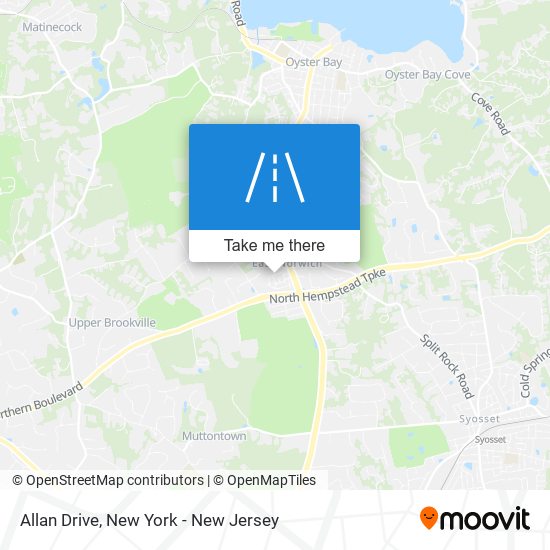 Allan Drive map