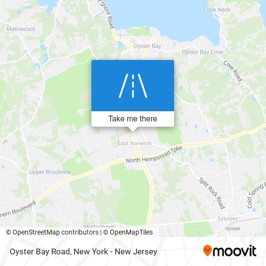 Oyster Bay Road map