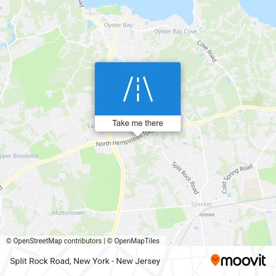 Split Rock Road map