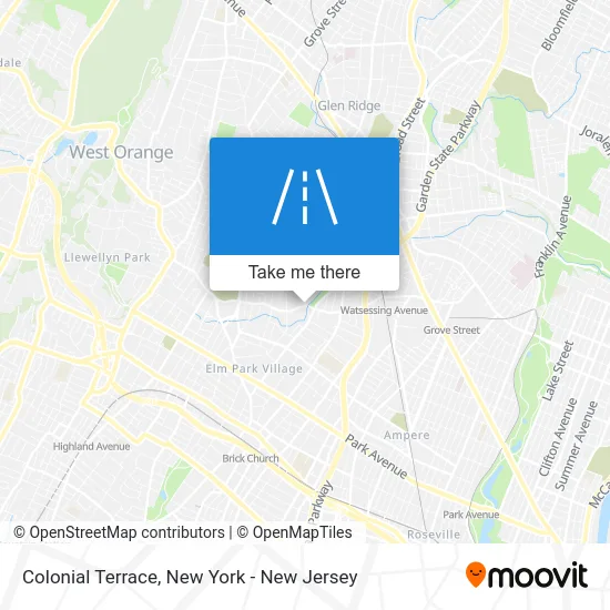 Colonial Terrace map