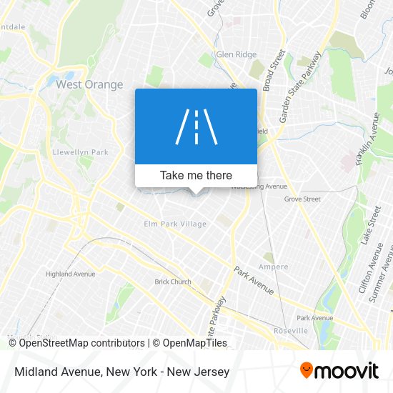 Mapa de Midland Avenue