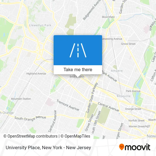 University Place map