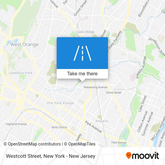 Mapa de Westcott Street