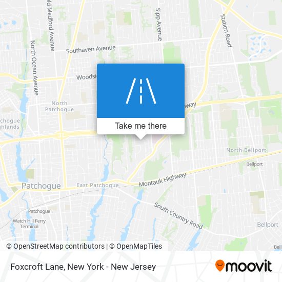 Foxcroft Lane map