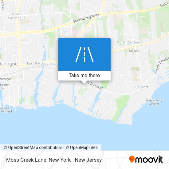 Mapa de Moss Creek Lane