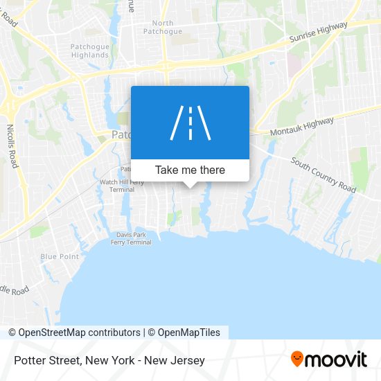 Mapa de Potter Street