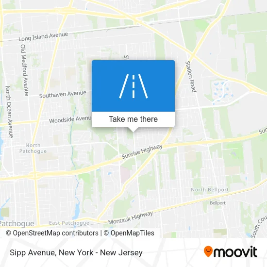 Sipp Avenue map