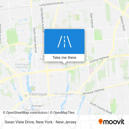 Swan View Drive map