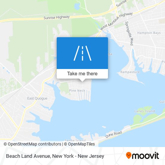 Mapa de Beach Land Avenue
