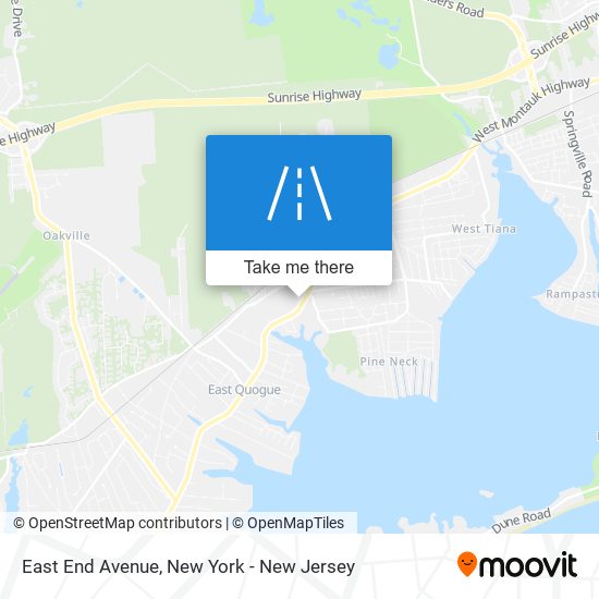 Mapa de East End Avenue