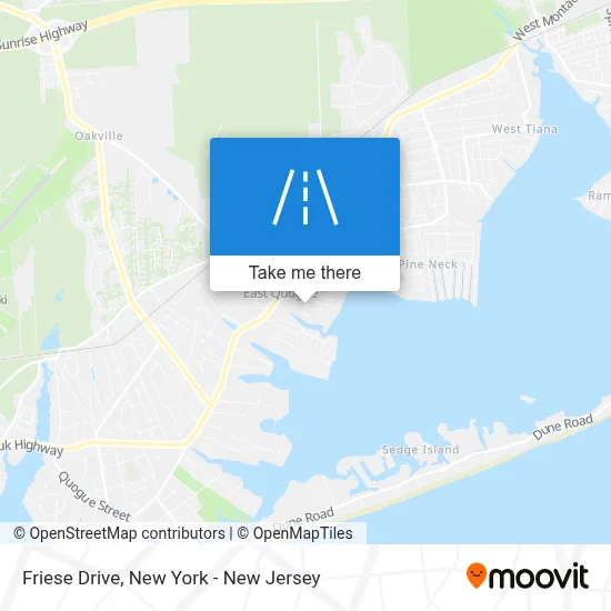 Friese Drive map