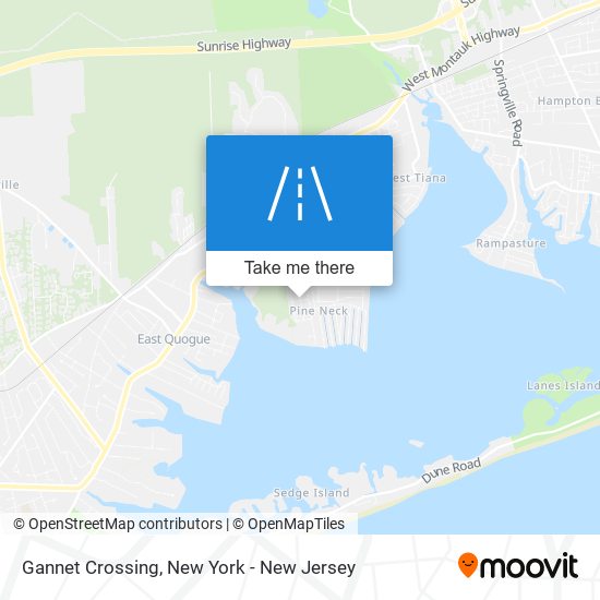 Gannet Crossing map