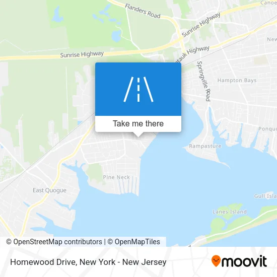 Homewood Drive map