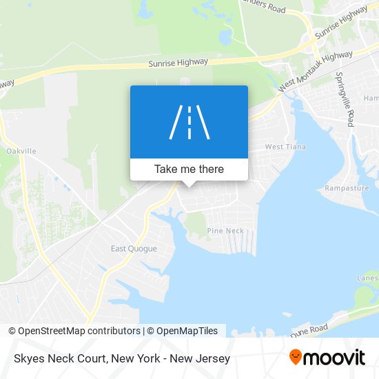 Skyes Neck Court map