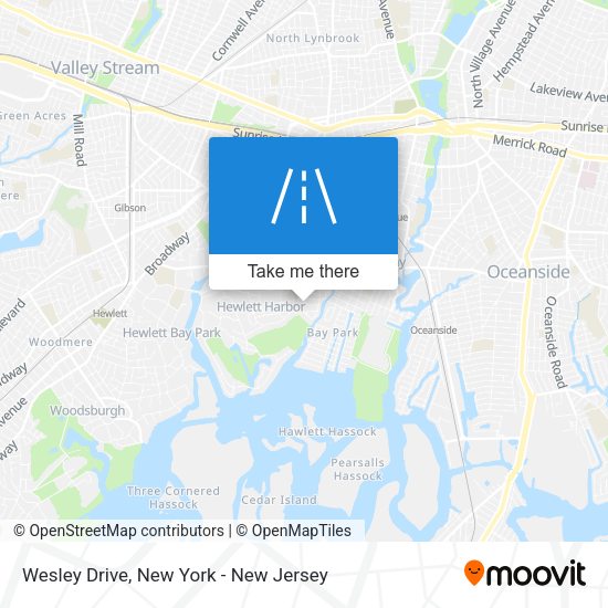 Mapa de Wesley Drive