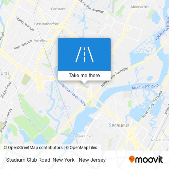 Mapa de Stadium Club Road