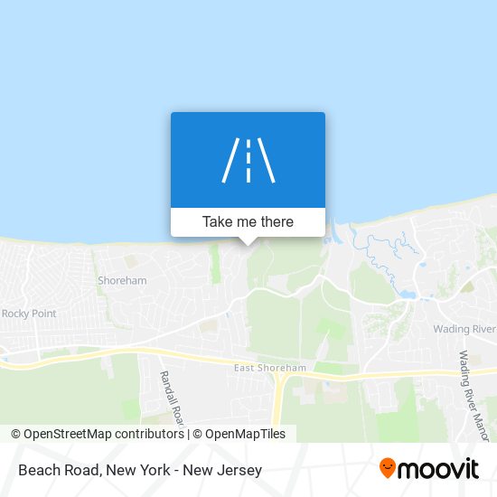 Beach Road map