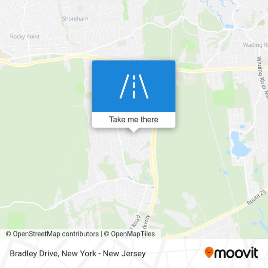 Bradley Drive map