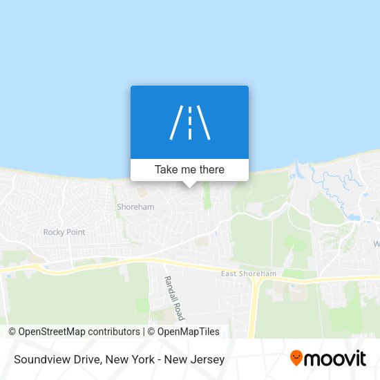 Soundview Drive map