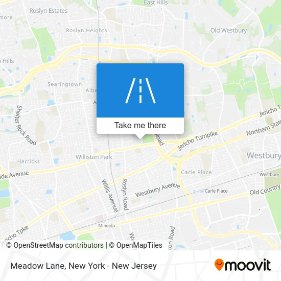Meadow Lane map