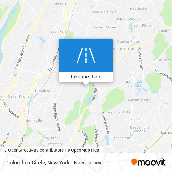 Columbus Circle map