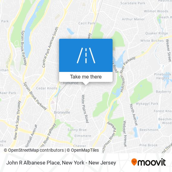 John R Albanese Place map