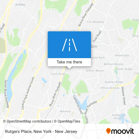 Rutgers Place map