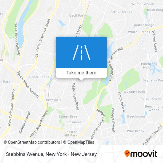 Mapa de Stebbins Avenue