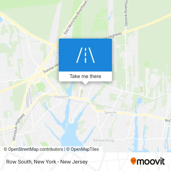 Row South map