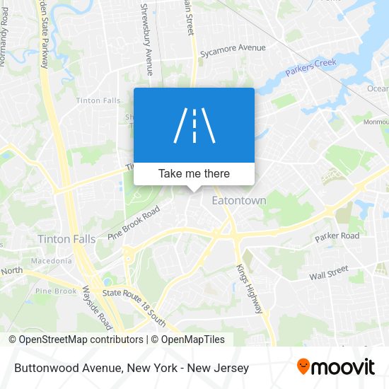 Mapa de Buttonwood Avenue