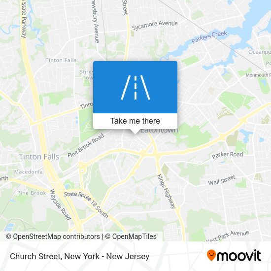 Mapa de Church Street