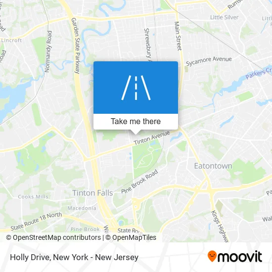 Mapa de Holly Drive