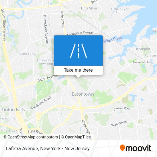 Mapa de Lafetra Avenue