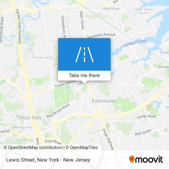Mapa de Lewis Street